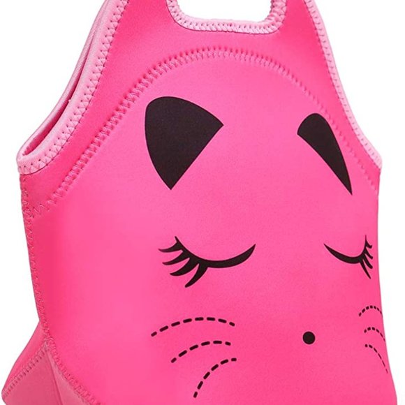 * New Cute Cat Face Bow Diamond Bling Waterproof Pink School Backpack Girls Book - Picture 8 of 15